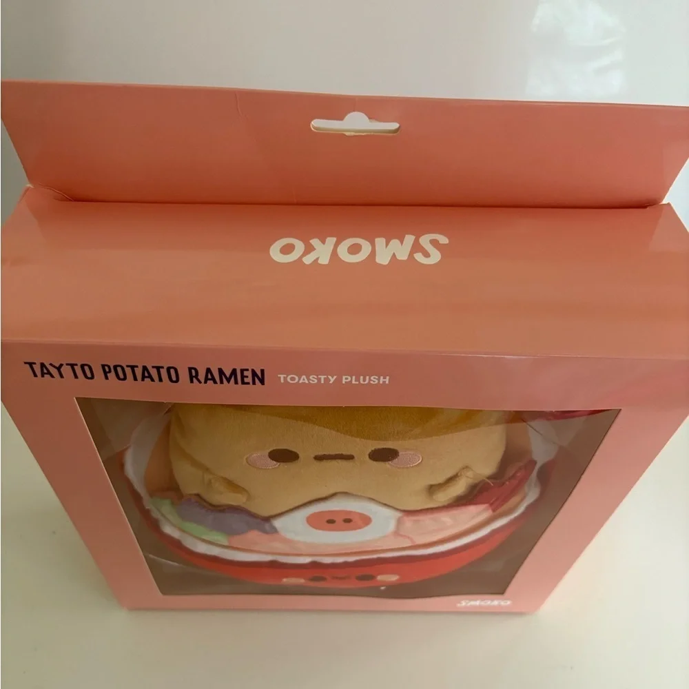NWT Smoko Tayto Ramen Toasty Heatable Plushie